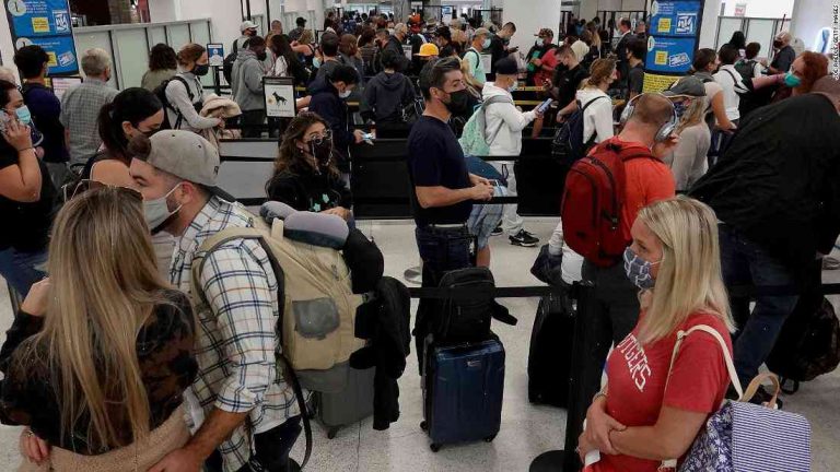 Thanksgiving travelers set pandemic record with more than 2.3 million in the air, TSA says