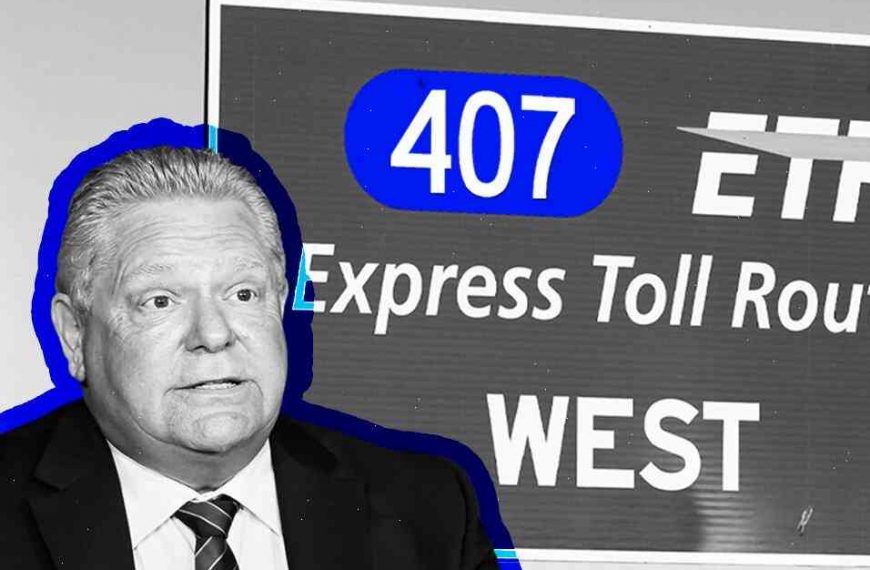 Ford government remains silent on controversial $1B fine against 407 Express Toll Route